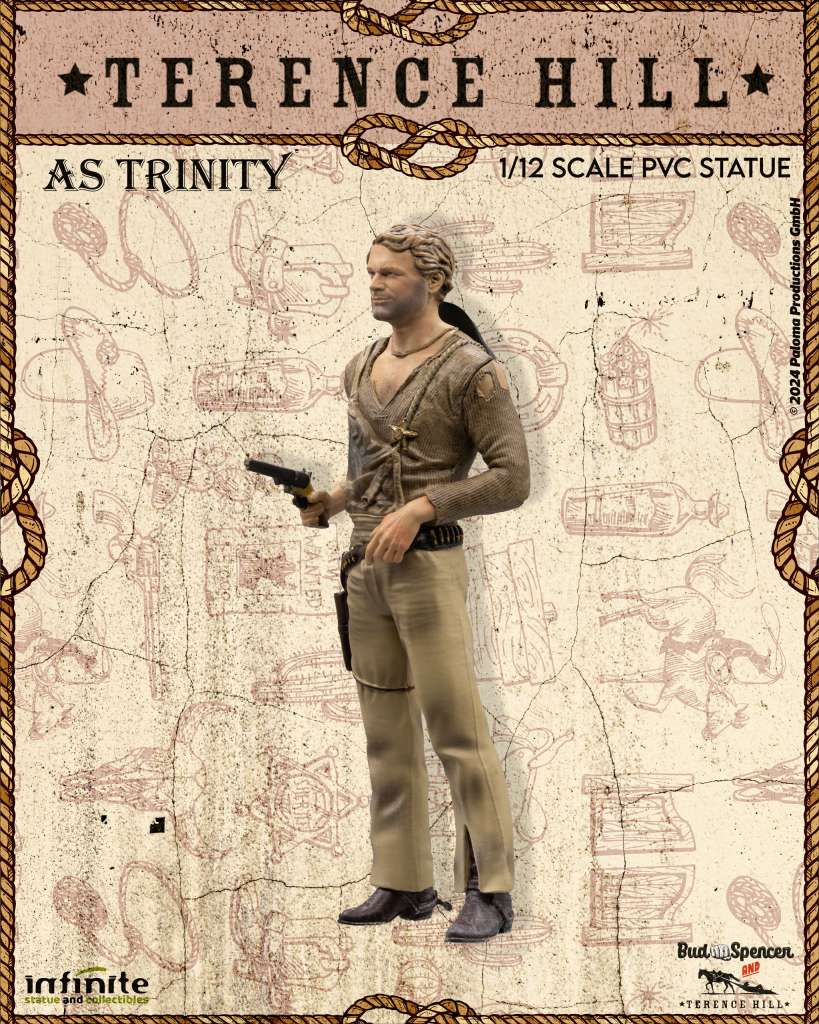 Terence Hill als Trinity 15 cm 1/12 PVC Statue Infinite Statue