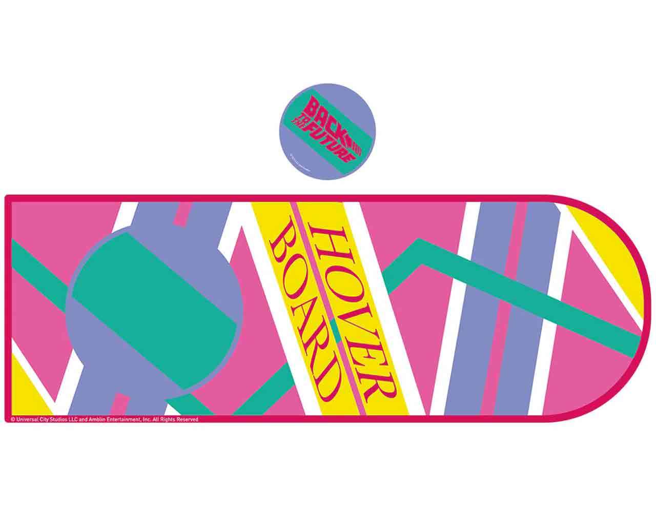 Zurück in die Zukunft Hoverboard Schreibtischunterlage & Untersetzer FaNaTtik