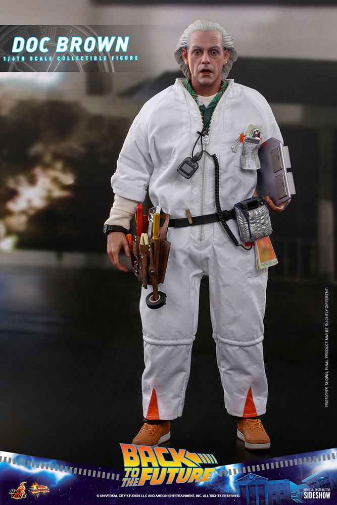Zurück in die Zukunft Movie Masterpiece Actionfigur 1/6 Doc Brown 30 cm Hot Toys