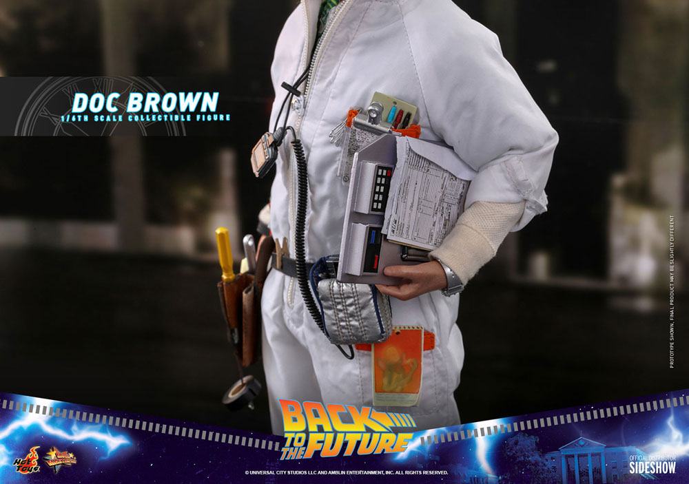 Zurück in die Zukunft Movie Masterpiece Actionfigur 1/6 Doc Brown 30 cm Hot Toys