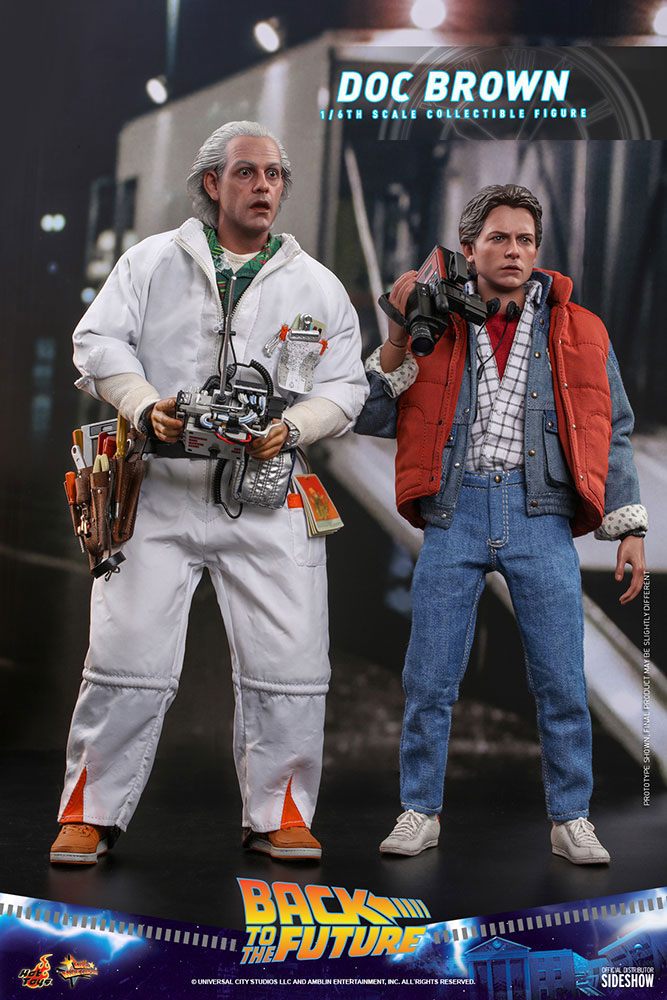 Zurück in die Zukunft Movie Masterpiece Actionfigur 1/6 Doc Brown 30 cm Hot Toys