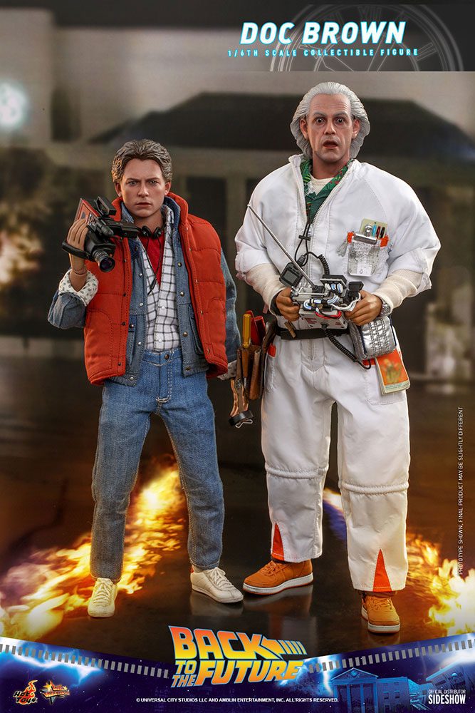 Zurück in die Zukunft Movie Masterpiece Actionfigur 1/6 Doc Brown 30 cm Hot Toys