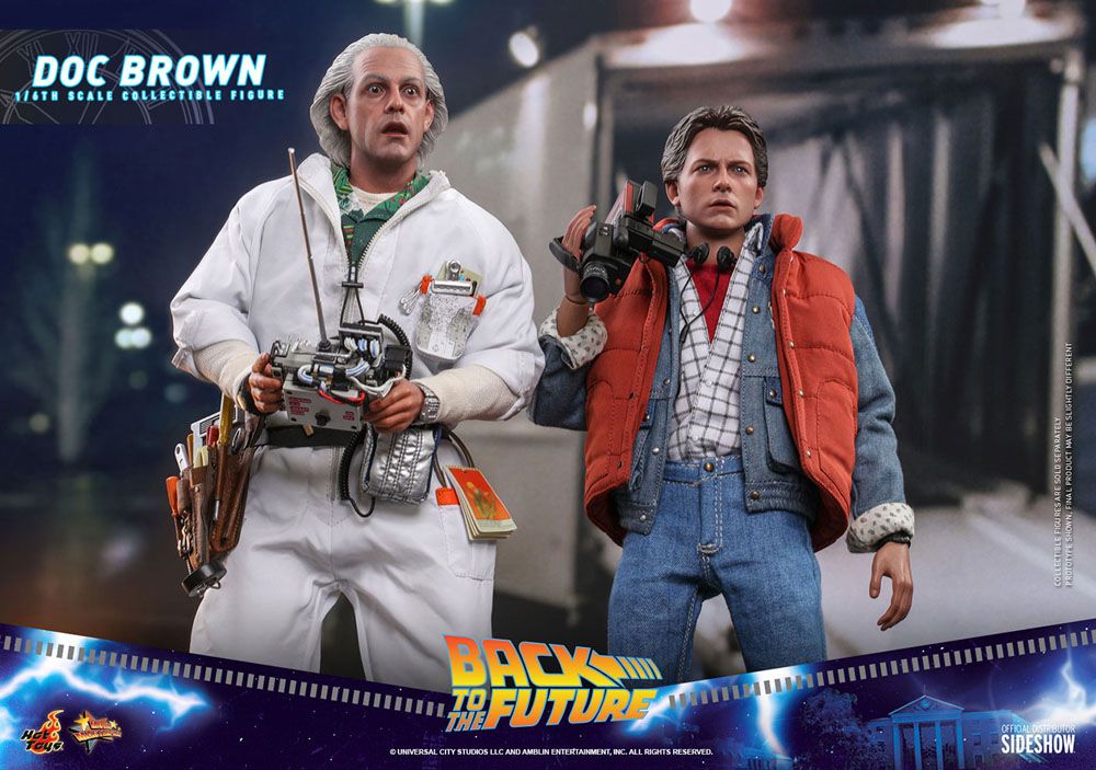 Zurück in die Zukunft Movie Masterpiece Actionfigur 1/6 Doc Brown 30 cm Hot Toys