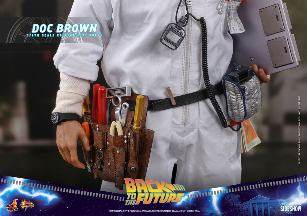 Zurück in die Zukunft Movie Masterpiece Actionfigur 1/6 Doc Brown 30 cm Hot Toys