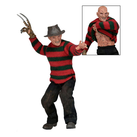 A Nightmare on Elm Street 3 - Freddy Krueger Clothed 20 cm Actionfigur NECA