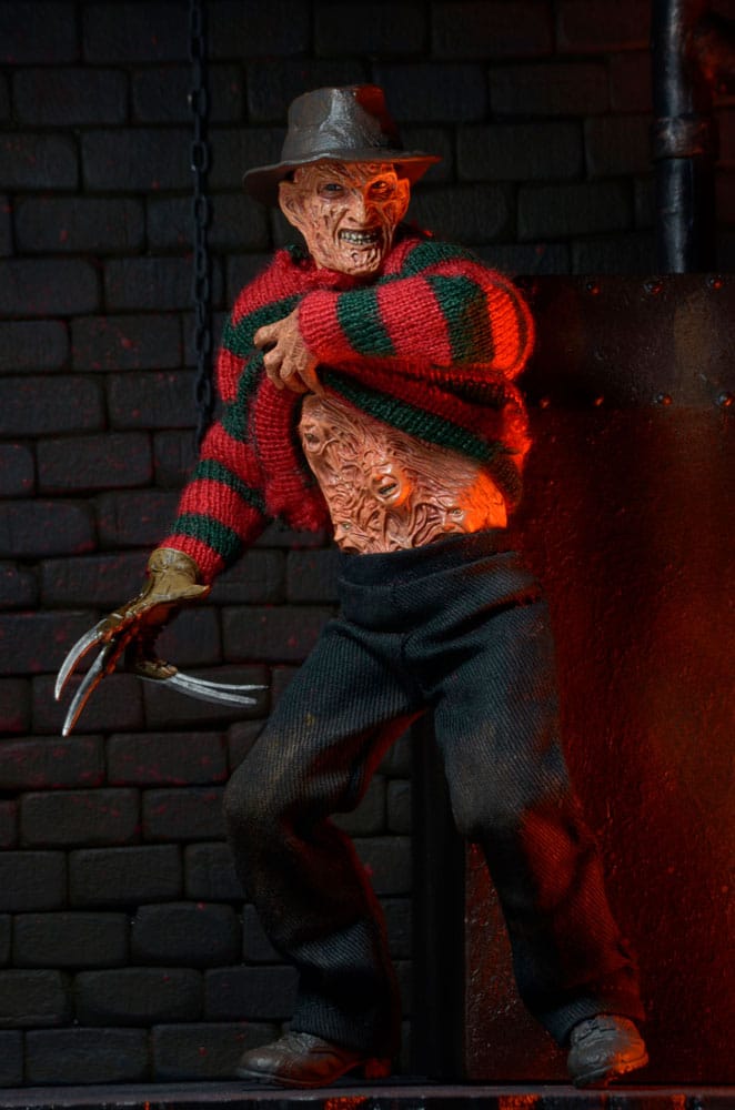 A Nightmare on Elm Street 3 - Freddy Krueger Clothed 20 cm Actionfigur NECA