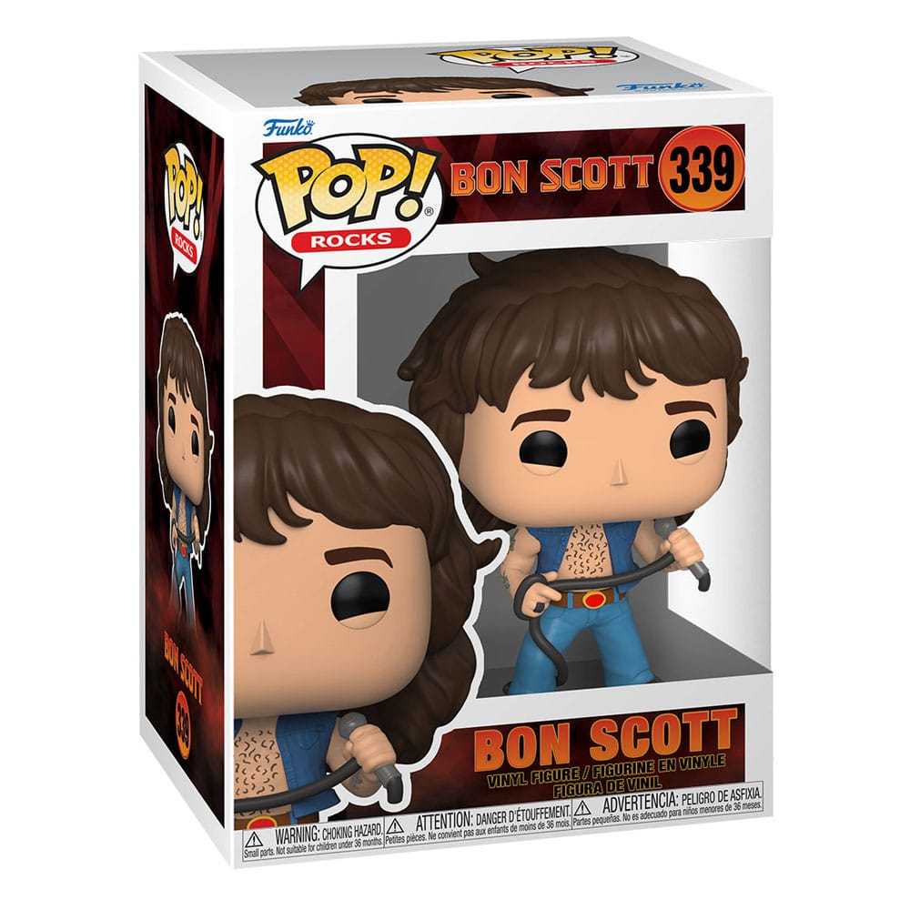 AC/DC Bon Scott POP! Rocks Vinyl Figur