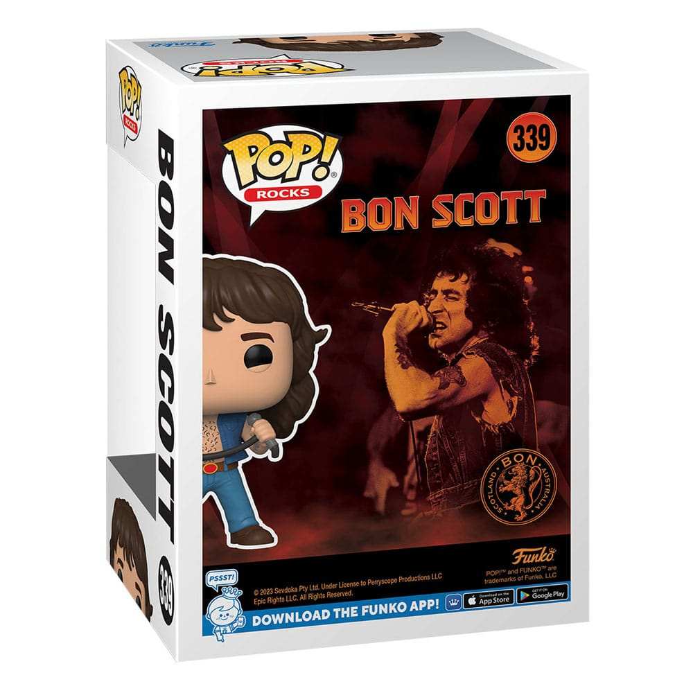 AC/DC Bon Scott POP! Rocks Vinyl Figur