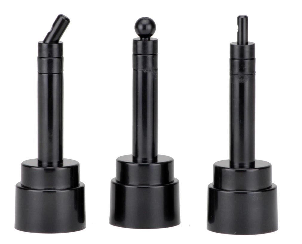 Actionfiguren Kopf Displayständer (Schwarz 3er-Pack)