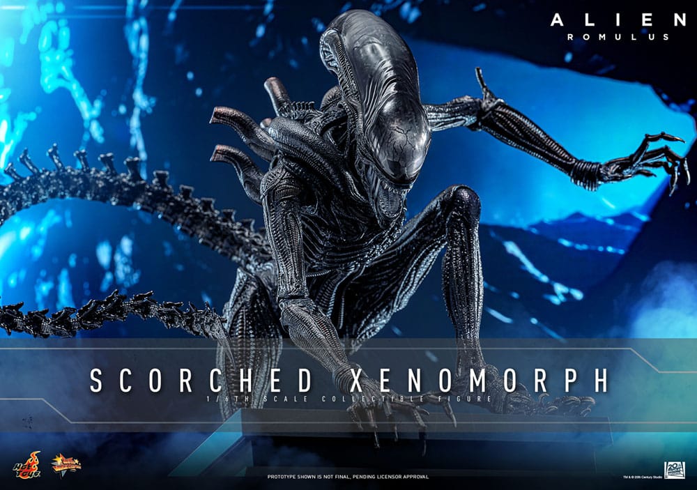 Alien - Romulus Scorched Xenomorph Movie Masterpiece 44 cm 1/6 Actionfigur Hot Toys