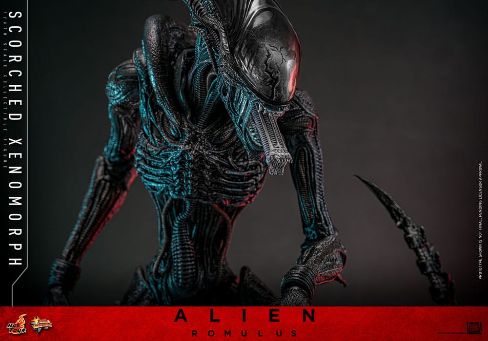 Alien - Romulus Scorched Xenomorph Movie Masterpiece 44 cm 1/6 Actionfigur Hot Toys