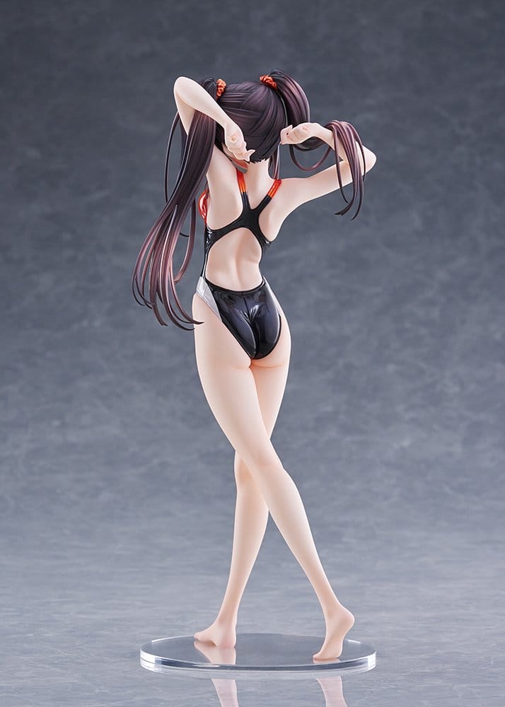 Amakuni Date A Live Kurumi Tokisaki Swimsuit Silhouette Swimwater Ver. 1/7 Figur