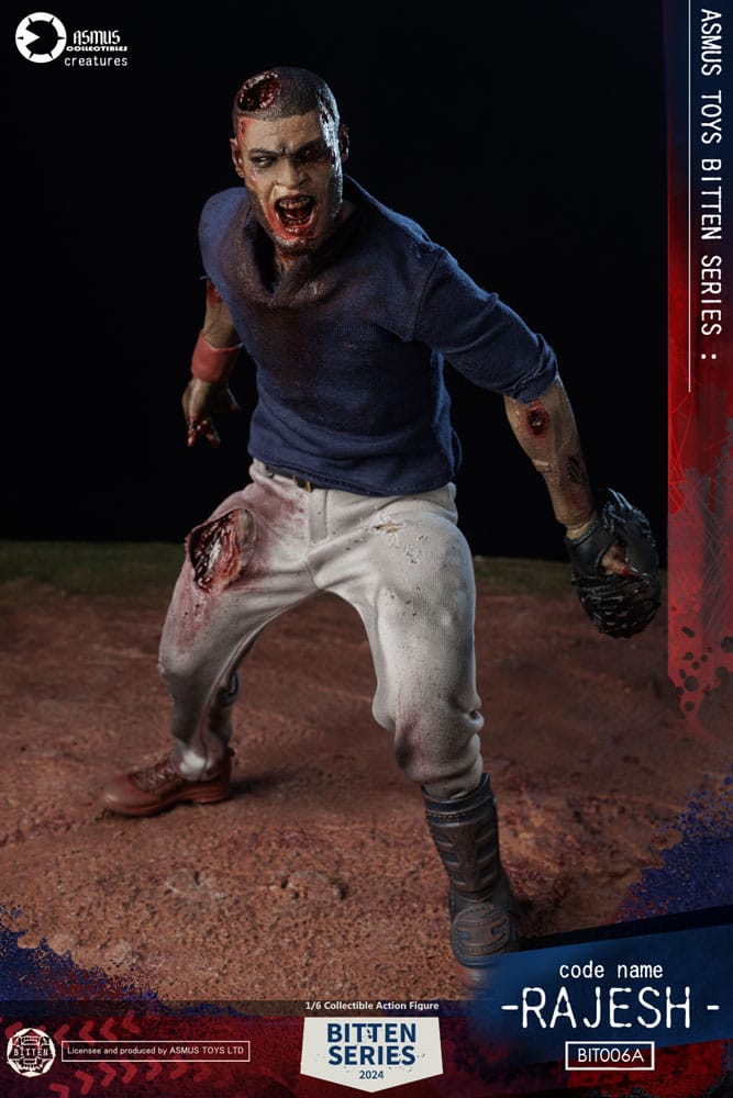 Asmus Collectible Toys Bitten Rajesh Zombie 1/6 Actionfigur