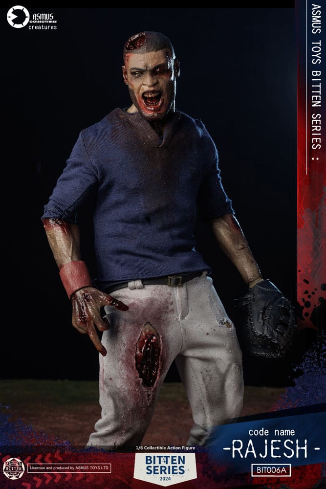 Asmus Collectible Toys Bitten Rajesh Zombie 1/6 Actionfigur