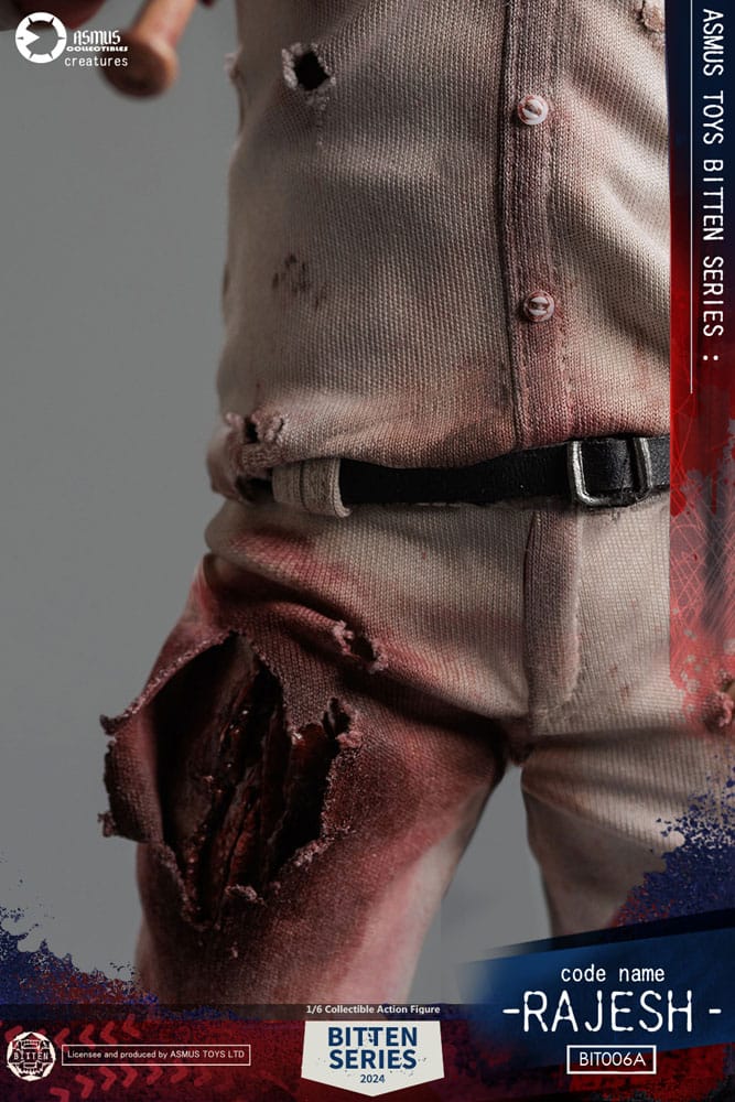 Asmus Collectible Toys Bitten Rajesh Zombie 1/6 Actionfigur