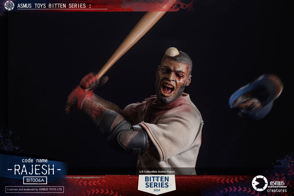 Asmus Collectible Toys Bitten Rajesh Zombie 1/6 Actionfigur