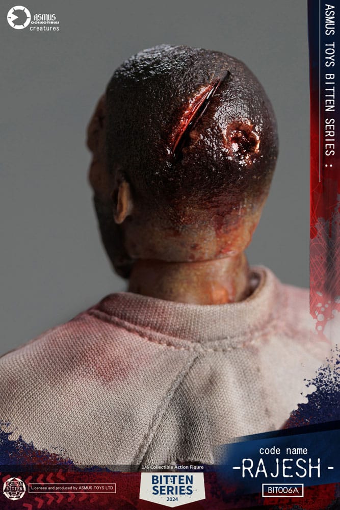 Asmus Collectible Toys Bitten Rajesh Zombie 1/6 Actionfigur