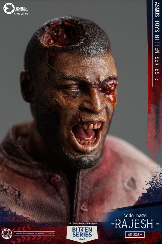 Asmus Collectible Toys Bitten Rajesh Zombie 1/6 Actionfigur