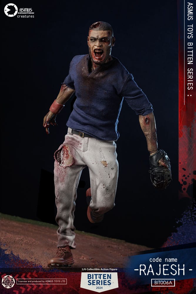 Asmus Collectible Toys Bitten Rajesh Zombie 1/6 Actionfigur