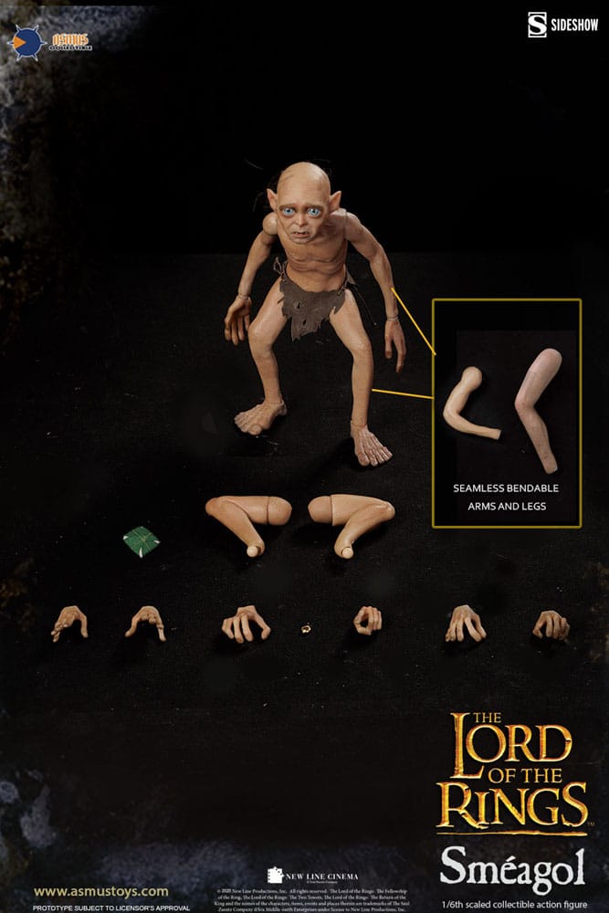 Asmus Collectible Toys Herr der Ringe Sméagol 1/6 Actionfigur