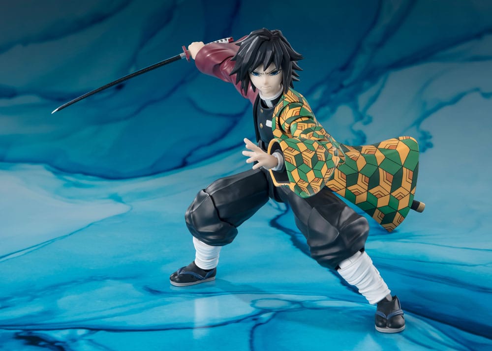 Bandai Tamashii Nations Demon Slayer Kimetsu no Yaiba Giyu Tomioka S.H. Figuarts Actionfigur
