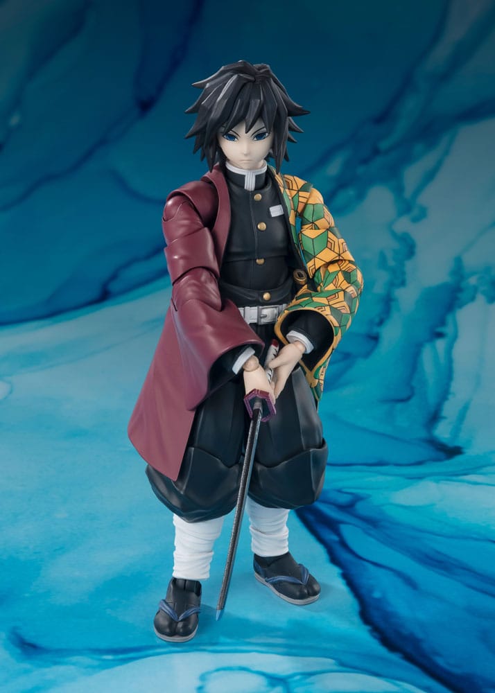 Bandai Tamashii Nations Demon Slayer Kimetsu no Yaiba Giyu Tomioka S.H. Figuarts Actionfigur