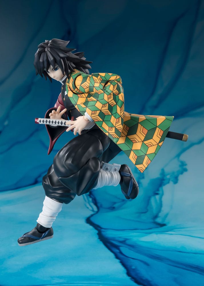 Bandai Tamashii Nations Demon Slayer Kimetsu no Yaiba Giyu Tomioka S.H. Figuarts Actionfigur
