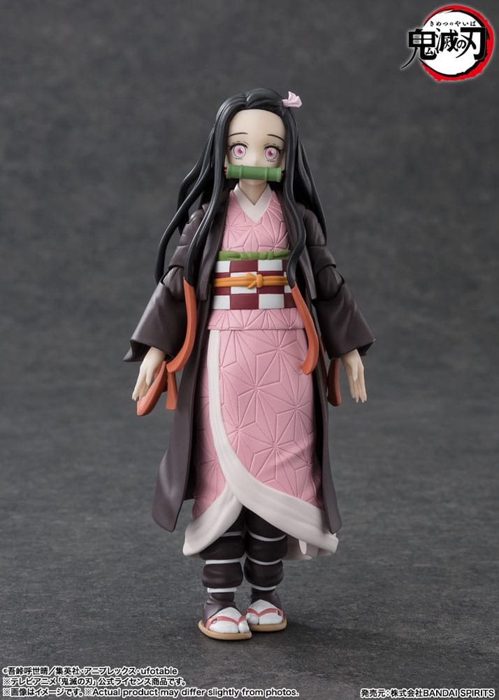 Bandai Tamashii Nations Demon Slayer Kimetsu no Yaiba Nezuko Kamado S.H. Figuarts Actionfigur