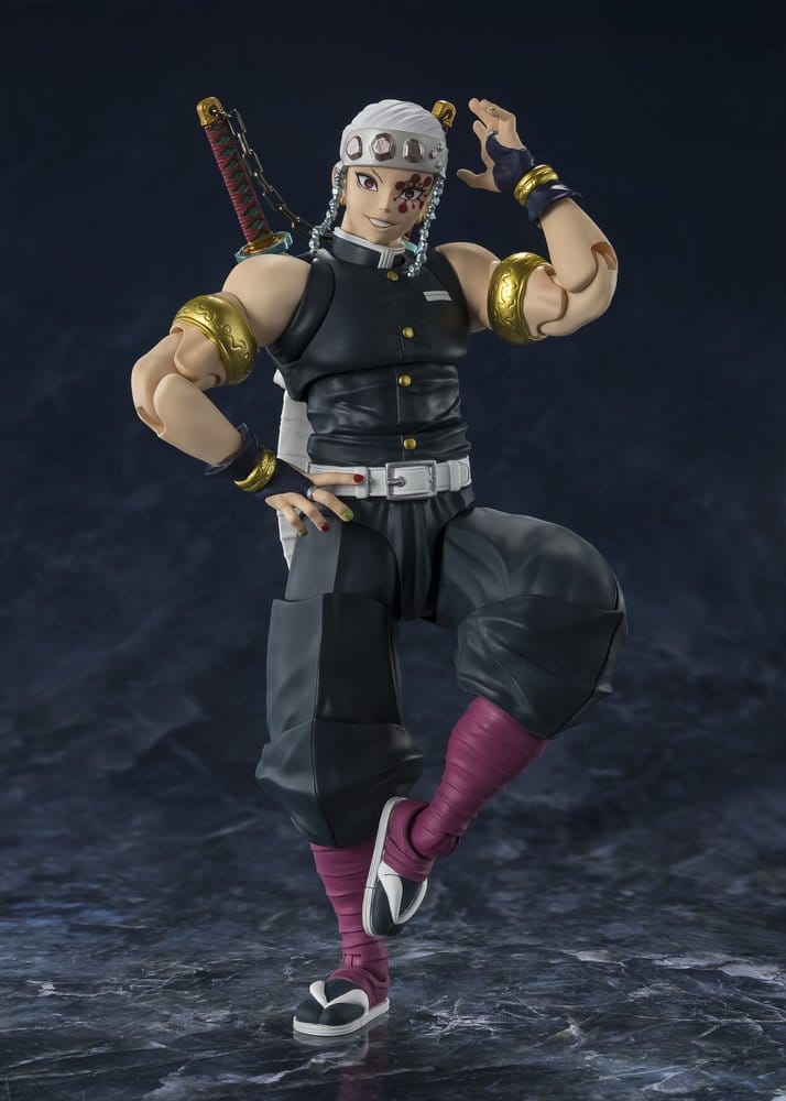 Bandai Tamashii Nations Demon Slayer Kimetsu no Yaiba Uzui Tengen S.H.Figuarts Actionfigur