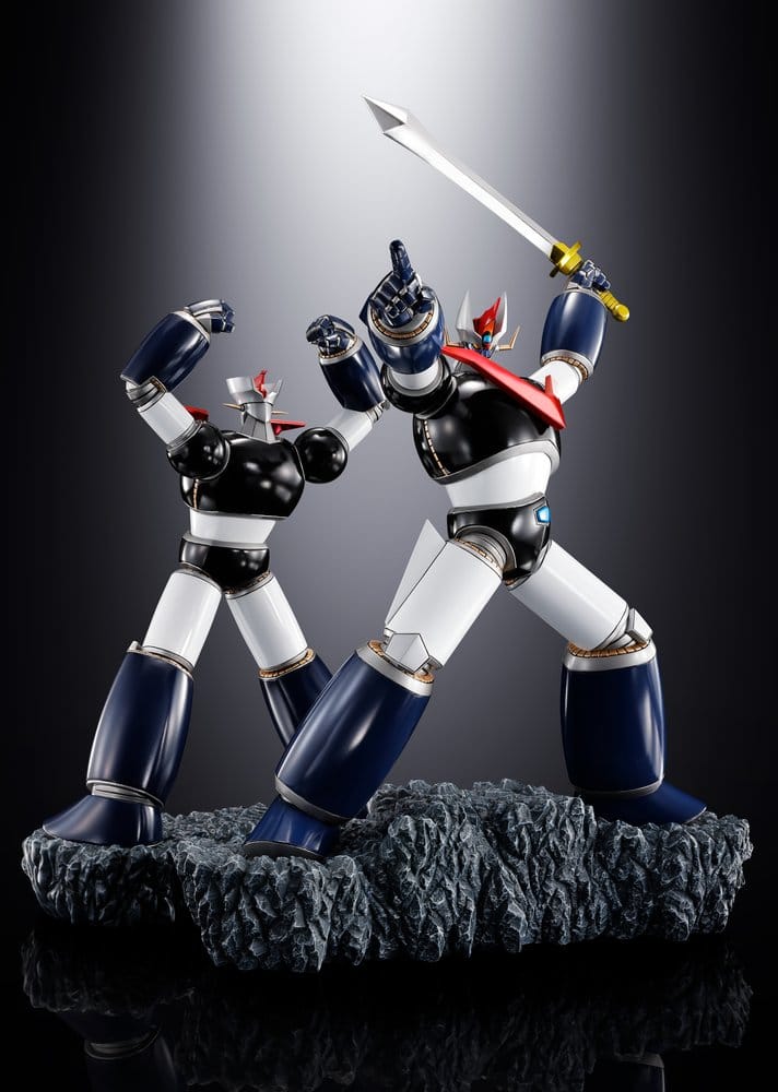 Bandai Tamashii Nations Mazinger Figuarts Zero Double Mazinger Metallic Touch Statue