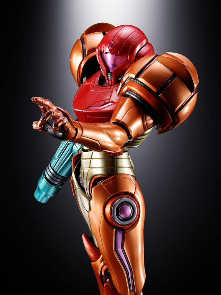Bandai Tamashii Nations Metroid Prime 4 Beyond Samus Aran Chogokin Diecast LED Actionfigur