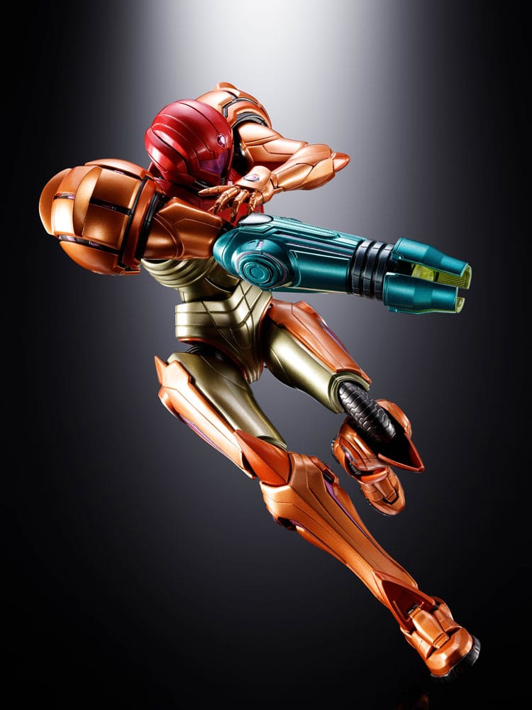 Bandai Tamashii Nations Metroid Prime 4 Beyond Samus Aran Chogokin Diecast LED Actionfigur
