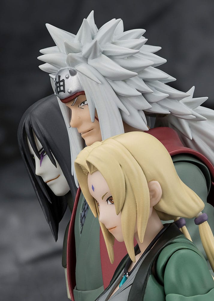 Bandai Tamashii Nations Naruto S.H.Figuarts Jiraiya Hidden Leaf Heroic Master Sage (Sage Mode Set) Actionfigur