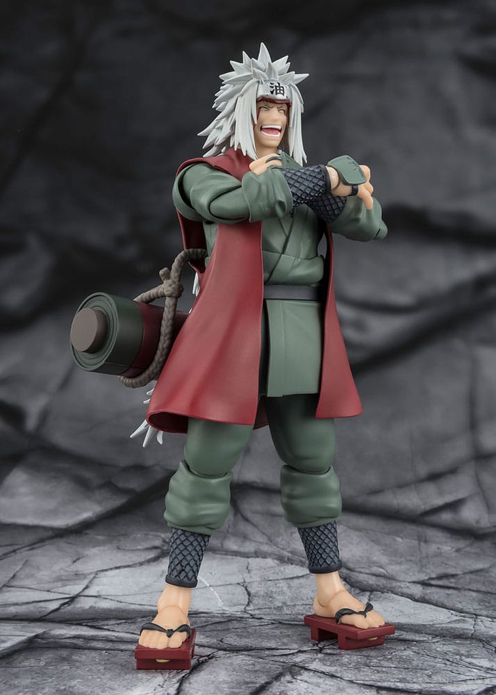 Bandai Tamashii Nations Naruto S.H.Figuarts Jiraiya Hidden Leaf Heroic Master Sage (Sage Mode Set) Actionfigur