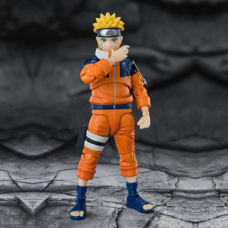 Bandai Tamashii Nations Naruto S.H.Figuarts Naruto Uzumaki The No.1 Most Unpredictable Ninja Reissue Actionfigur