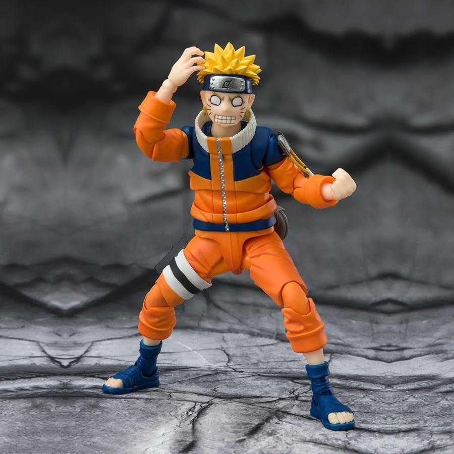 Bandai Tamashii Nations Naruto S.H.Figuarts Naruto Uzumaki The No.1 Most Unpredictable Ninja Reissue Actionfigur