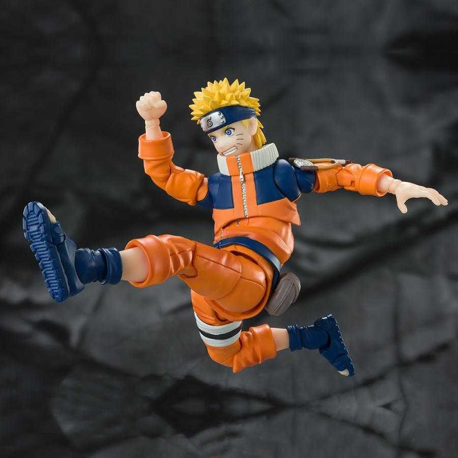 Bandai Tamashii Nations Naruto S.H.Figuarts Naruto Uzumaki The No.1 Most Unpredictable Ninja Reissue Actionfigur