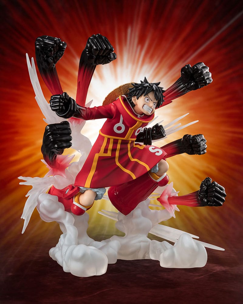 Bandai Tamashii Nations One Piece Figuarts ZERO Extra Battle Monkey D. Luffy -Gum Gum Hawk Gatling- Statue