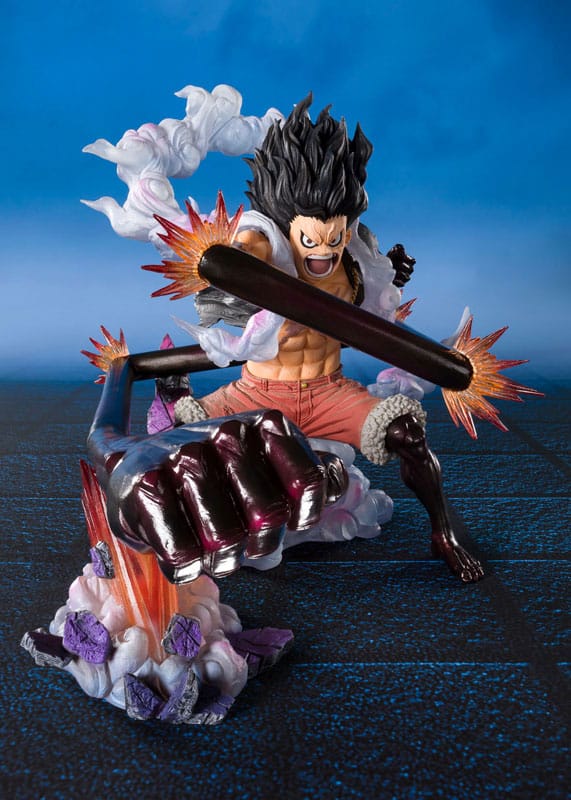 Bandai Tamashii Nations One Piece Figuarts ZERO Extra Battle Monkey D. Luffy Gear 4 Snake Man King Cobra Statue
