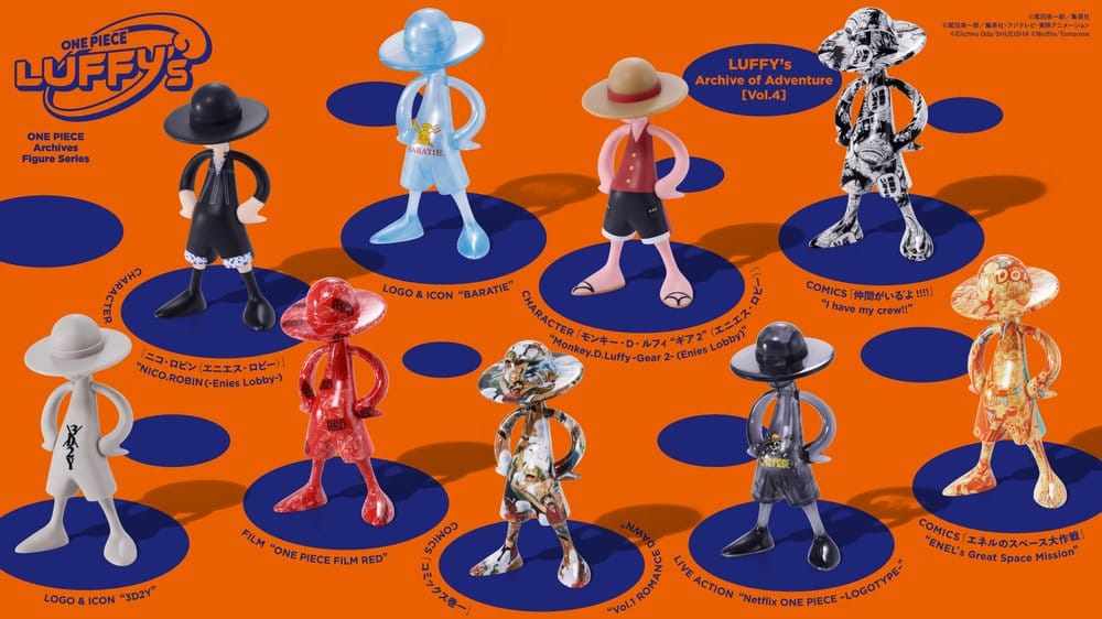 Bandai Tamashii Nations One Piece Luffy’s Archive of Adventure Blind Box Sortiment Minifigur (10)