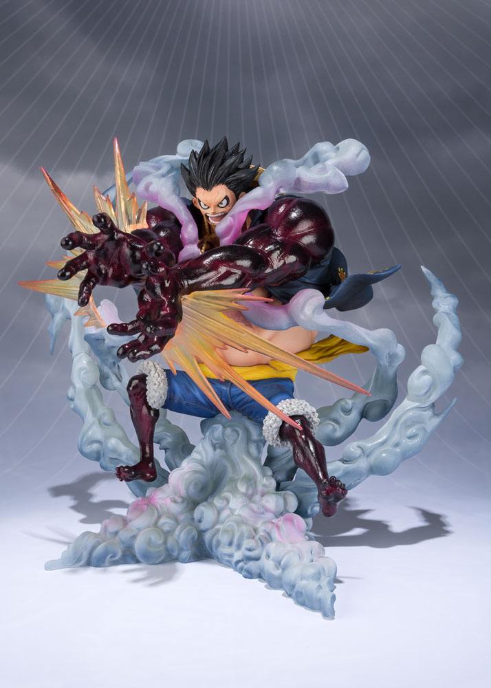 Bandai Tamashii Nations One Piece Monkey D. Ruffy Gear 4 Leo Bazooka FiguartsZERO Reissue Statue