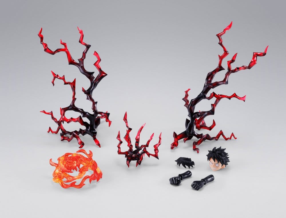 Bandai Tamashii Nations One Piece Monkey D. Ruffy -Two Years Later- Option Parts Set S.H.Figuarts Zubehör-Set