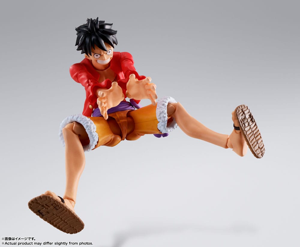 Bandai Tamashii Nations One Piece S.H. Figuarts Monkey D. Ruffy (The Raid on Onigashima) Actionfigur