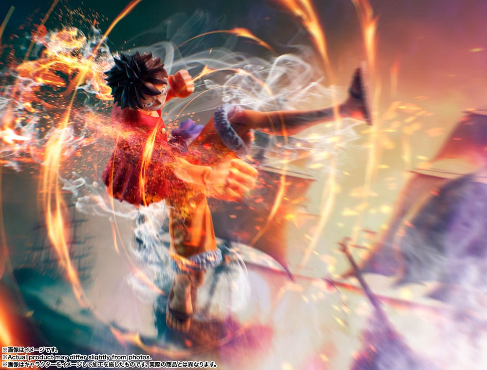 Bandai Tamashii Nations One Piece S.H. Figuarts Monkey D. Ruffy (The Raid on Onigashima) Actionfigur