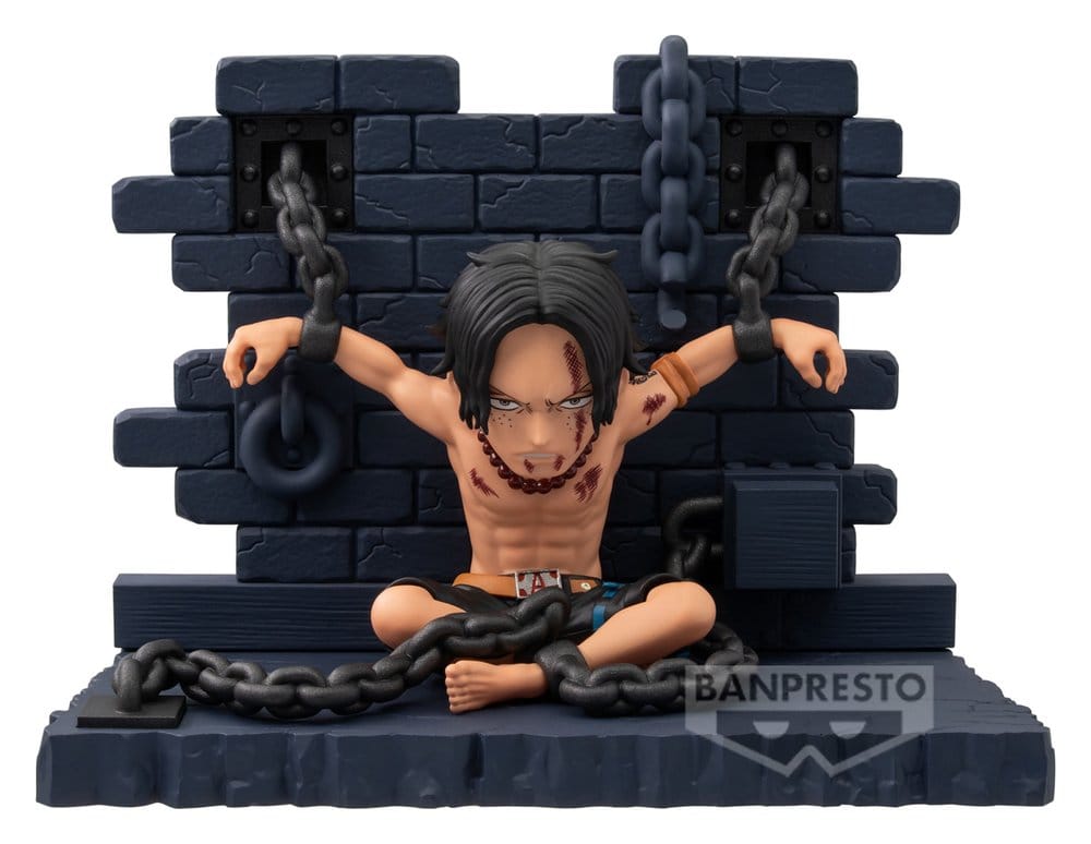 Banpresto One Piece Portgas D. Ace (Impel Down) World Collectable Figure Minifigur