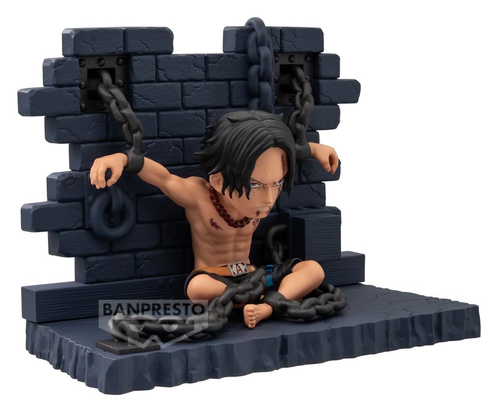 Banpresto One Piece Portgas D. Ace (Impel Down) World Collectable Figure Minifigur