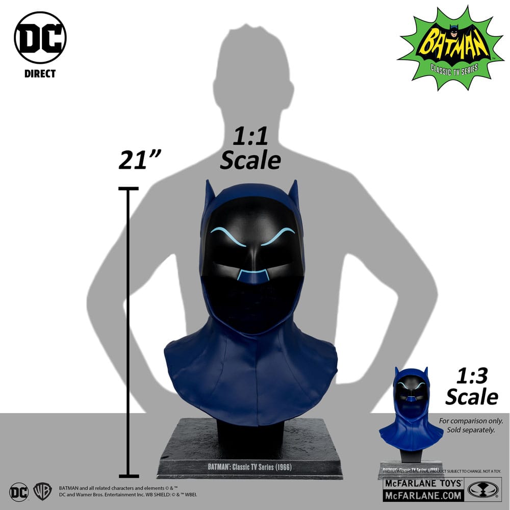 Batman 1966 DC Direct Replik 1/1 Batman Maske 53 cm McFarlane Toys