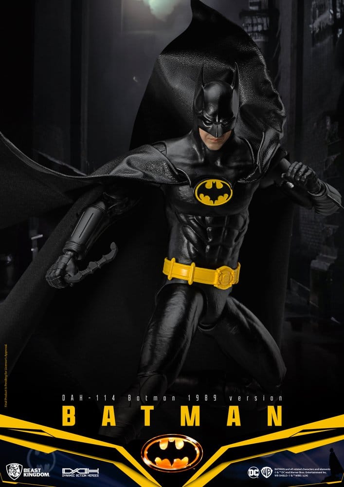 Beast Kingdom Toys DC Comics Batman 1989 Standard Version Dynamic 8ction Heroes Actionfigur