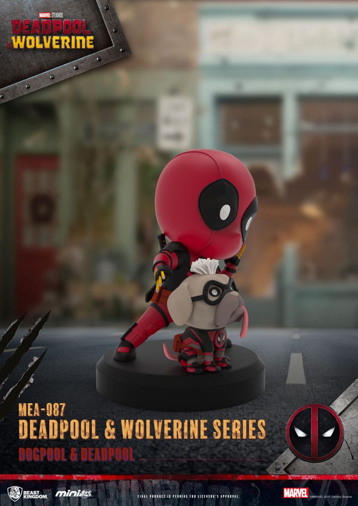 Beast Kingdom Toys Deadpool 3 Series Deadpool & Wolverine Mini Egg Attack Figuren Set
