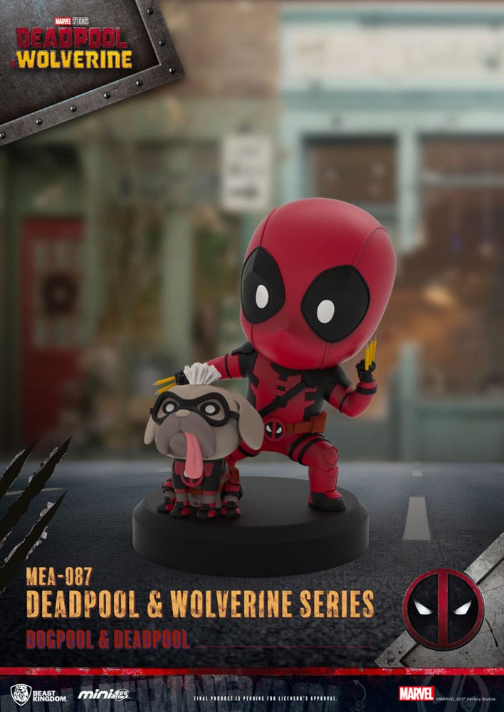 Beast Kingdom Toys Deadpool 3 Series Deadpool & Wolverine Mini Egg Attack Figuren Set